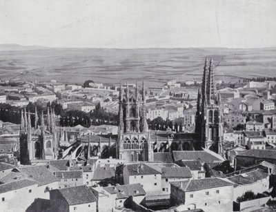 Generel udsigt over Burgos (s/h-foto) af Spanish Photographer