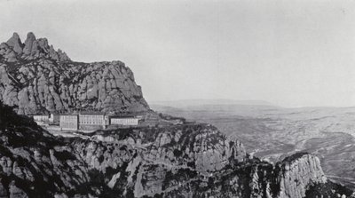 Oversigt over Montserrat (s/h-foto) af Spanish Photographer