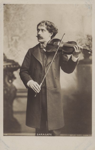 Pablo de Sarasate, spansk violinist og komponist af Spanish Photographer