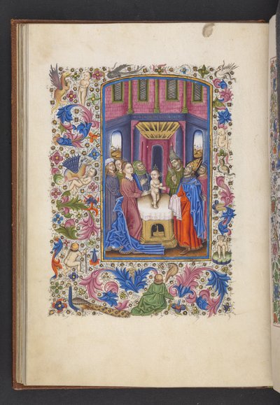 Tilføj MS 50004 f.41v The Circumcision, fra en 