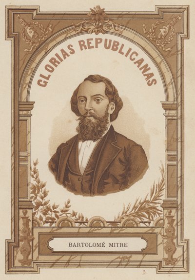 Bartolome Mitre, argentinsk politiker, soldat og forfatter af Spanish School