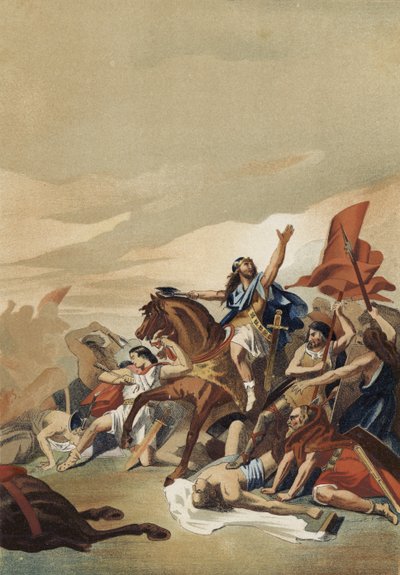 Slaget ved Tolbiac, 496 af Spanish School