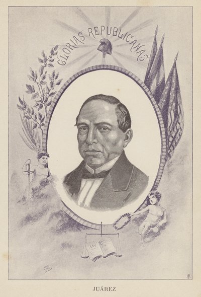 Benito Juarez, mexicansk advokat og politiker af Spanish School