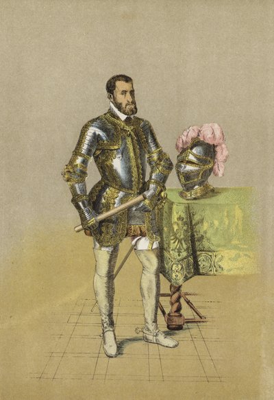Charles V, hellig romersk kejser af Spanish School