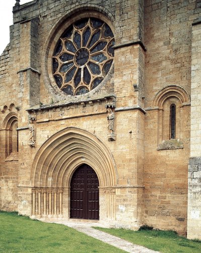 Collegiate Church of Santa Maria del Manzano, Castrojeriz, Burgos, Spanien af Spanish School