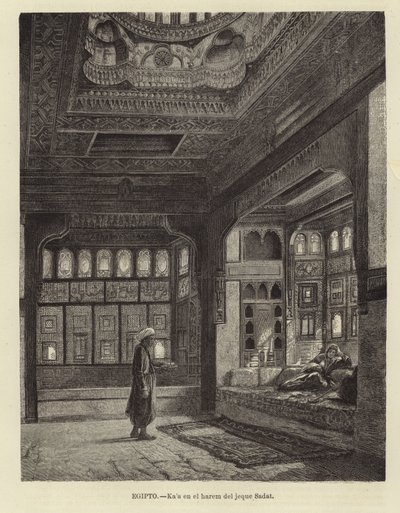 Egypten - Sheikh Sadats Harem af Spanish School