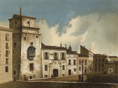 Hus, hvor Frans I af Frankrig blev fængslet, Madrid, 1525-1526 af Spanish School