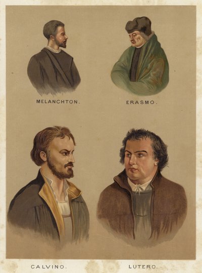 Vigtige personligheder i den kristne reformation af Spanish School