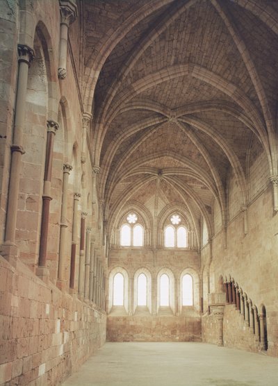 Interiør af klostrets refektorium, 1215 af Spanish School