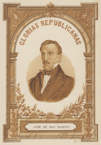 Jose de San Martin, argentinsk general af Spanish School