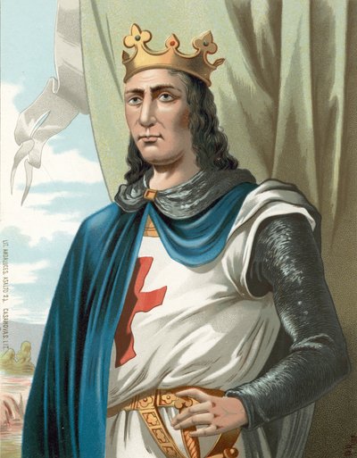 Kong Ludvig IX af Frankrig eller Saint Louis af Spanish School
