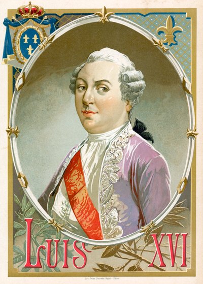 Kong Ludvig XVI af Frankrig af Spanish School