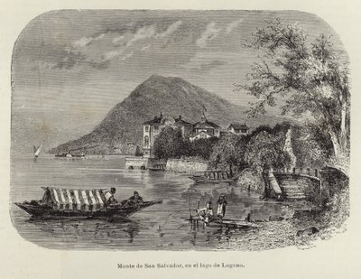 Monte San Salvatore ved Luganosøen af Spanish School