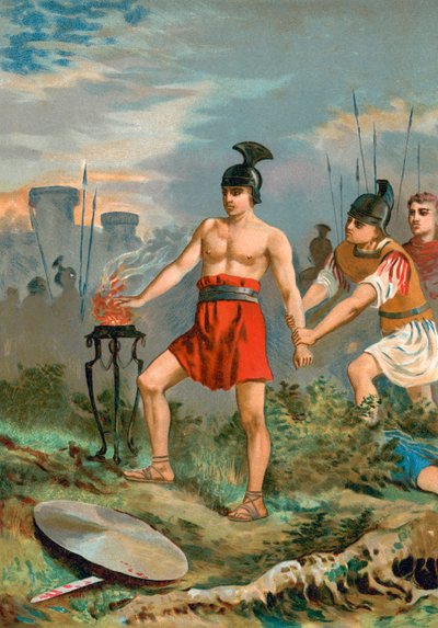 Mucius Scaevola af Spanish School