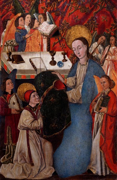 Præsentation af kasubelen til St. Ildefonso af Jomfru Maria af Spanish School