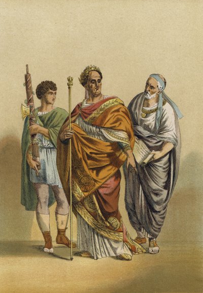 romersk præst af Jupiter og hans ledsagere af Spanish School