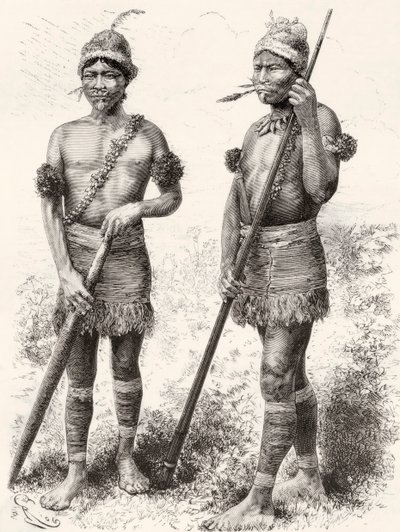 Sydamerikanske Carijona-indianere af Spanish School