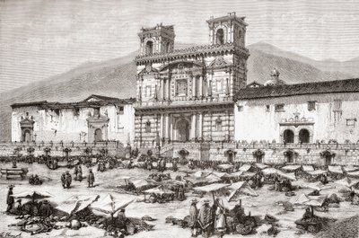 Katedralen, Independence Square aka La Plaza Grande, Quito, Ecuador af Spanish School