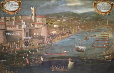 The Expulsion of the Moors (olie på lærred) af Spanish School