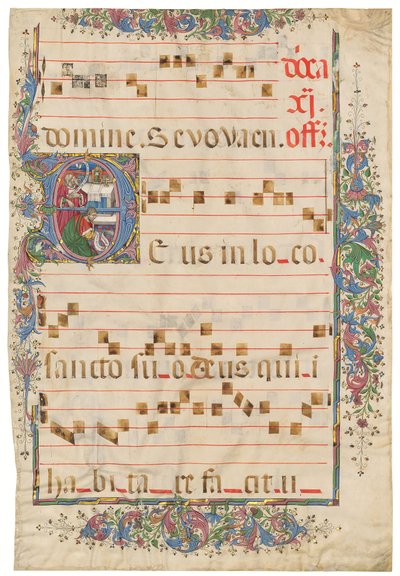 Farisæeren og tolderen, historiseret initial 