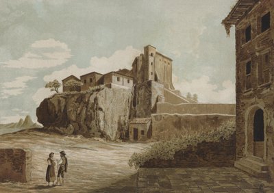 Den Tarpeiske Klippe, Rom af Spanish School