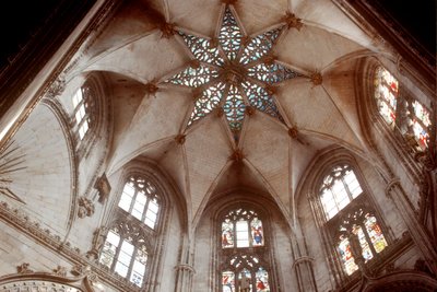 Loftet på Capilla del Condestable, slutningen af det 15. århundrede af Spanish School
