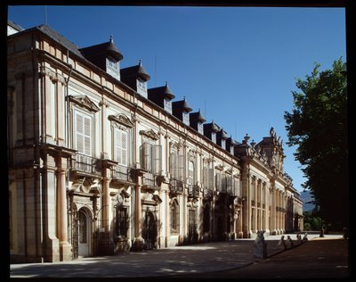 Udsigt over det kongelige palads af Spanish School