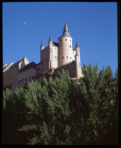 Udsigt over alcazar af Spanish School
