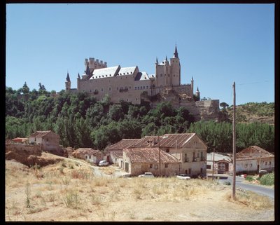 Udsigt over alcazar af Spanish School
