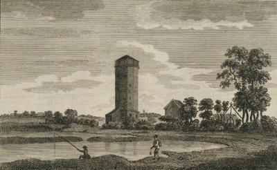 Et gammelt vandtårn i Hampshire, 1786 af Sparrow