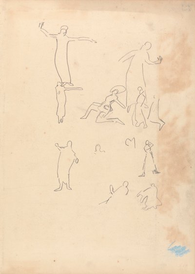 Guldkalvens hule: Studie af dansere af Spencer Frederick Gore