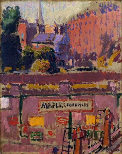 Fra et vindue i Hampstead, 1911 af Spencer Frederick Gore