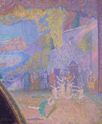 The Dance of the Spirit of Ireland, Alhambra Music Hall, 1910 af Spencer Frederick Gore