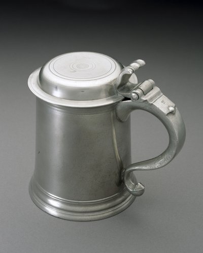 Tankard, ca. 1820-1827 (tin) af Spencer Stafford