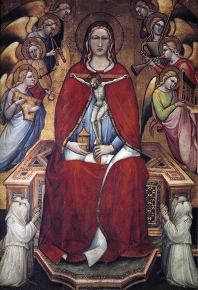 Processionsbanner, c1395-1400 af Aretino Luca Spinello or Spinelli