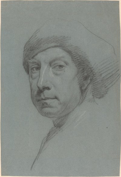 Selvportræt iført turban af Sr. Jonathan Richardson
