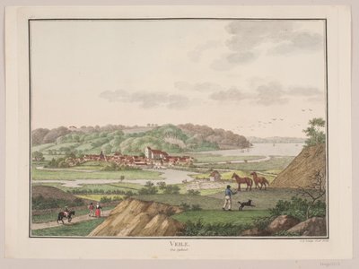 Vejle fra sydvest af Søren L. Lange