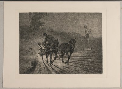 Arbejdsvogn. Aften af Søren Lund