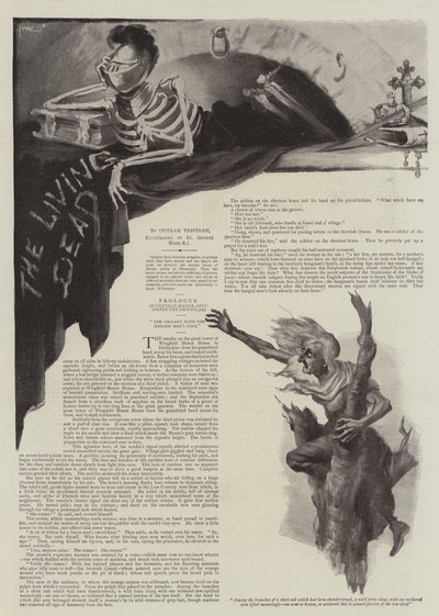 Illustration til The Living Dead, af Outram Tristram af St. George Hare