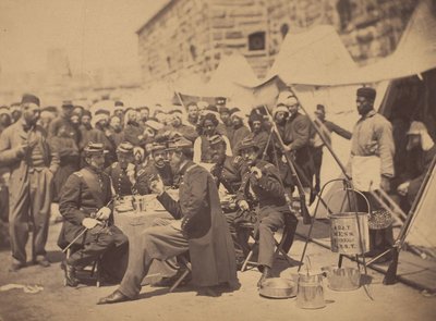 Duryea Zouaves, Fort Schuyler Adjutants Mess, 18. maj 1861. af Stacy