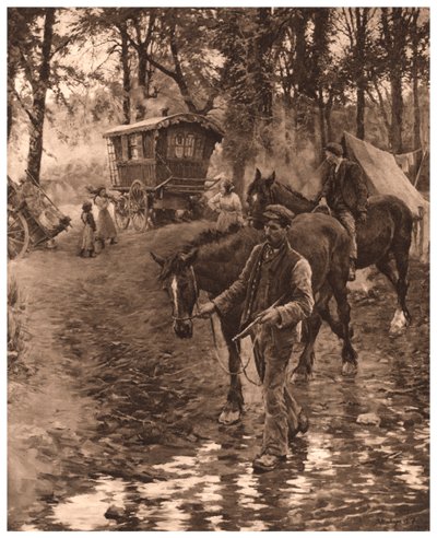 Nomads, 1903. af Elizabeth Adela Stanhope Forbes