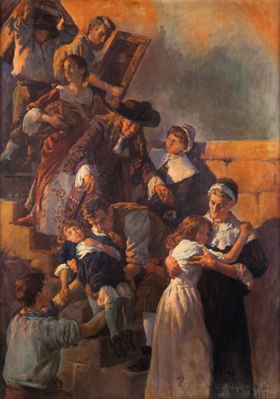 Den store brand i London, 1666, 1898. af Stanhope Alexander Forbes