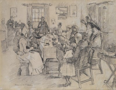 Brudens sundhed (blæk på papir) af Stanhope Alexander Forbes