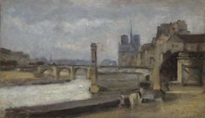 Pont de la Tournelle, Paris, 1862-1864 af Stanislas Lepine
