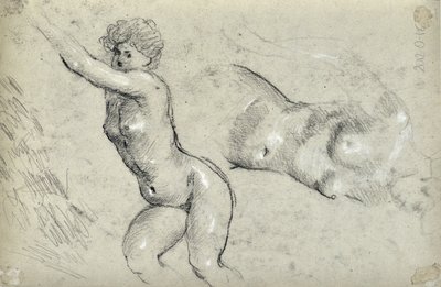 Studie af kvinder (tegning) af Stanislas Torrents y de Amat