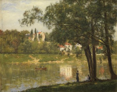 Grande Jatte Island, c.1877-82 af Stanislas Victor Edouard Lepine