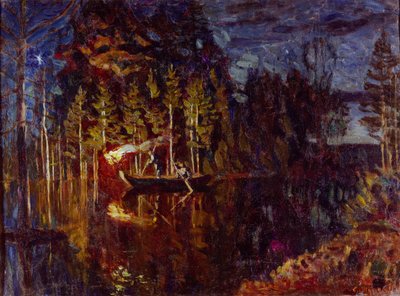 Natspydfiskeri i foråret 1916 af Stanislav Julianovic Zukovskij