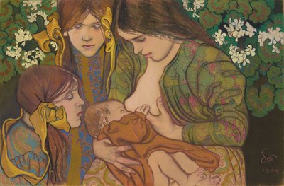 Moderskab af Stanislaw Wyspianski