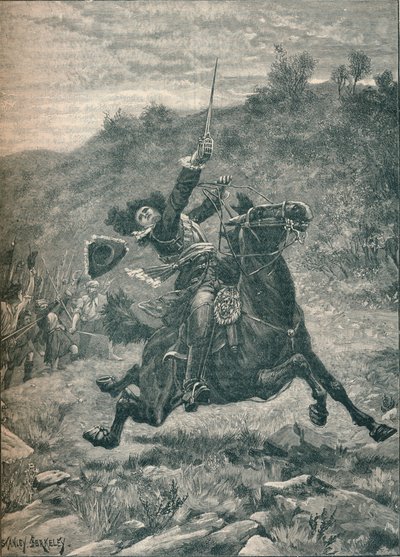 Sidste anklage mod Viscount Dundee i slaget ved Killiecrankie, Skotland, 1689 1905 af Stanley Berkeley