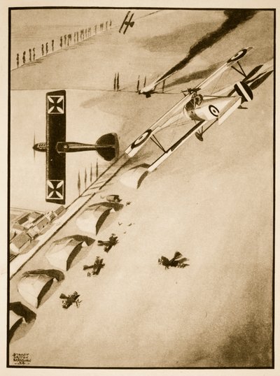 Oberst Bishop får sin V.C, illustration fra 
